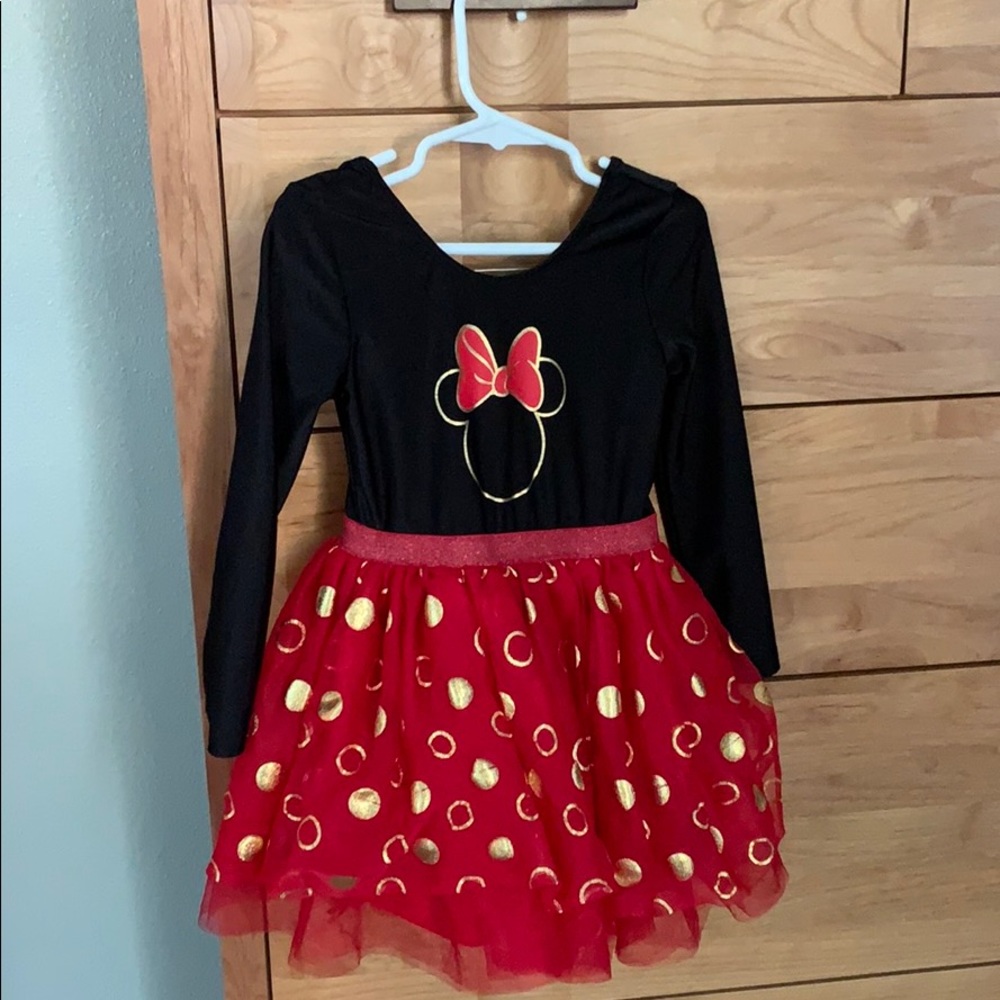 Disney one piece with sparkly tulle skirt. EUC